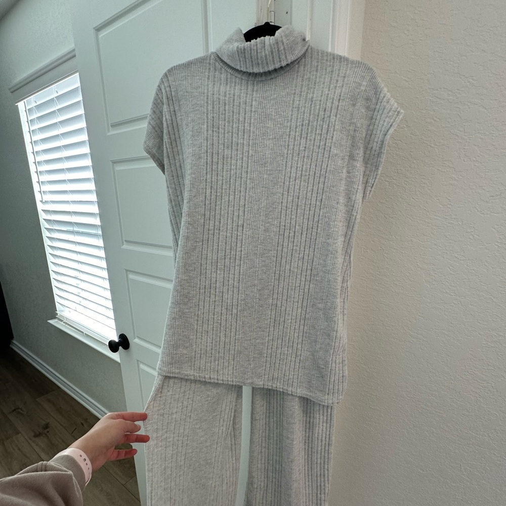 Turtle Neck Pant Lounge Set